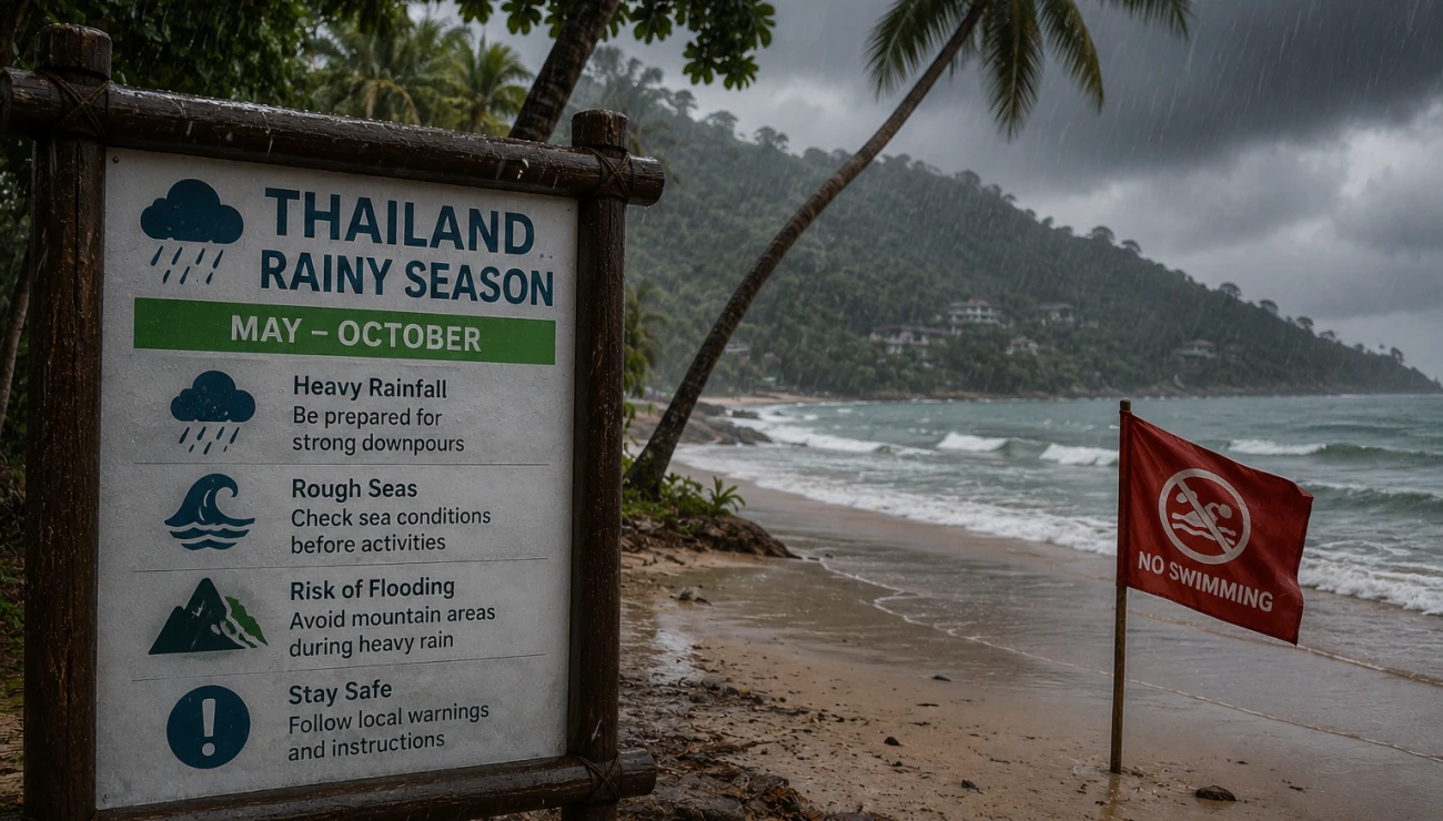 Rainy season in Thailand 2026: everything tourists need to know