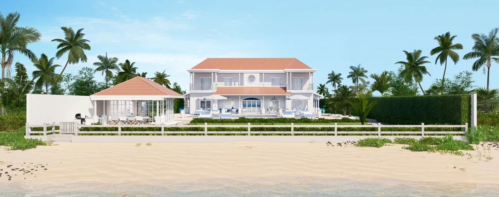 Colonial Beach Front Villa Natai Beach