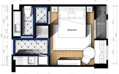 Gallery photo Studio 1 room 29 m² Pattaya, Thailand
