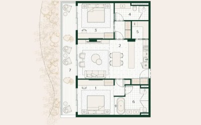 Gallery photo Apartment 2 rooms 106 m² Chong Thale, Thailand