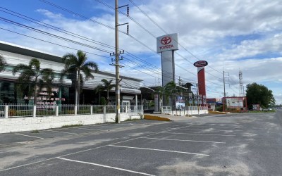 Gallery photo Car showroom for sale with repair service center Next to Sukhumvit Road (Bang Saen), Chonburi Province, Thailand.