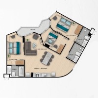 Квартира 3 комнаты 96 м² Равай, Таиланд