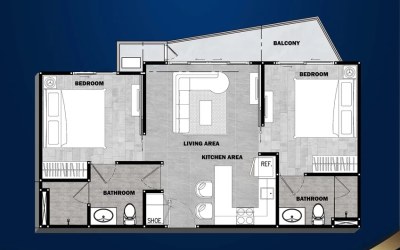 Gallery photo Кондо 3 комнаты 65 м² Ви Чит, Таиланд