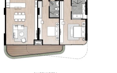 Gallery photo Apartment 2 rooms 120 m² Choeng Thale, Thailand