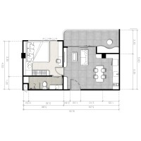 Квартира 1 комната 42 м² Камала, Таиланд