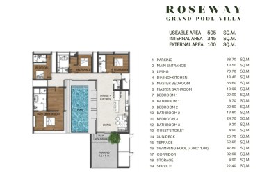 Gallery photo Вилла 4 комнаты 345 м² Ban Bang Ku, Таиланд