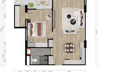 Gallery photo Квартира 1 комната 82 м² Чонг Тале, Таиланд