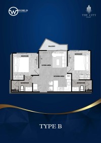 Кондо 3 комнаты 65 м² Ви Чит, Таиланд